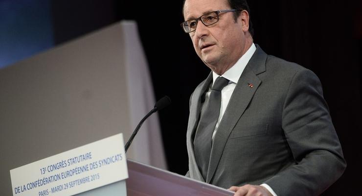 Олланд: минские соглашения будут действовать и в 2016 году