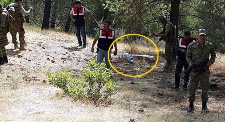 На границе Турции с Сирией сбит беспилотник