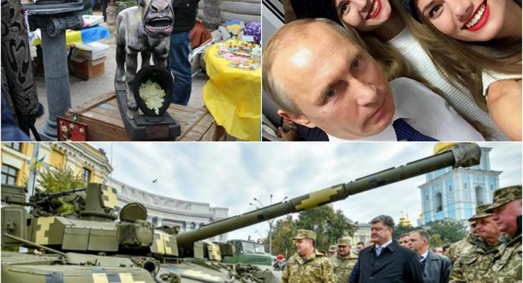 Фото недели: Танки в Киеве, памятник Лаврову и Путин с моделями