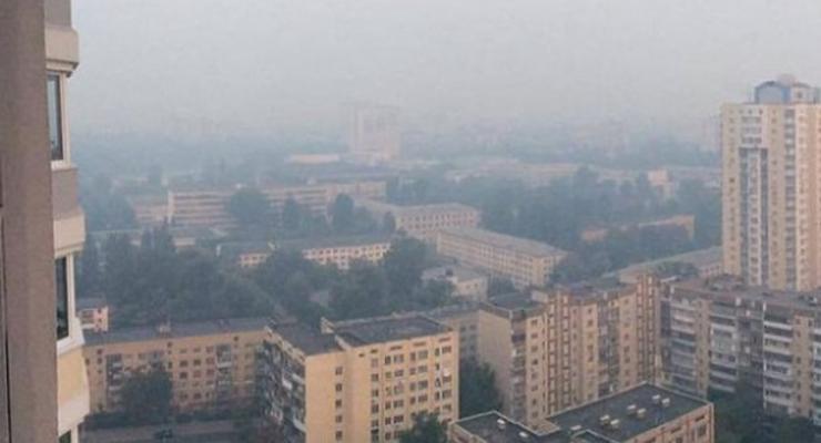 Уровень загрязнения воздуха в Киеве превышает норму