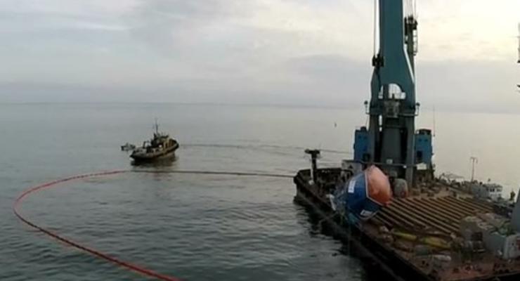 Опубликовано видео спасательной операции по поднятию со дна катера Иволга