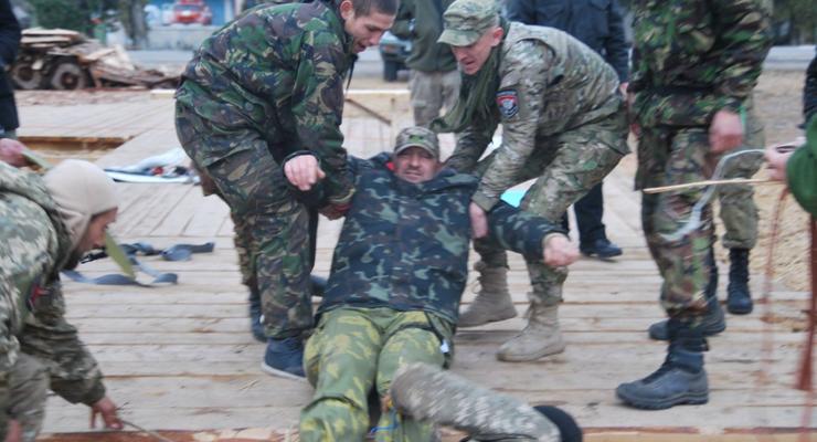 Участники блокады Крыма готовятся к эвакуации раненых