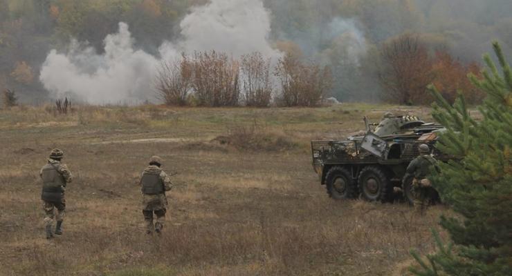 Украинские десантники провели батальонно-тактические учения