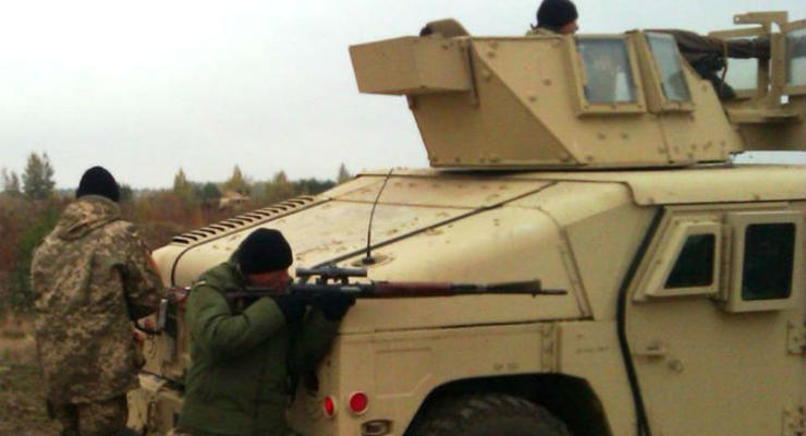 Десантники ВСУ провели учения с Humvee, минометами и ЗУ