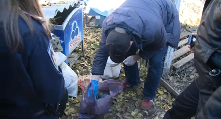 В Житомире нашли пакет с мертвым новорожденным