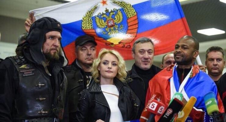 Путинского байкера Хирурга обвинили в надругательстве над флагом РФ
