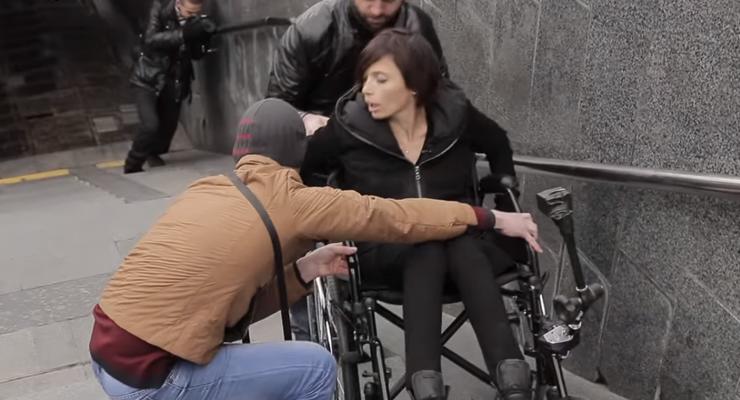 Как Киев приспособлен к инвалидным креслам: эксперимент