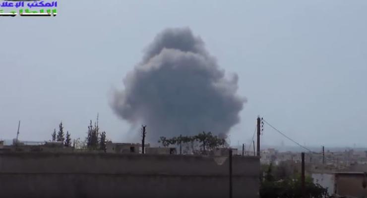 В Сеть попала шокирующая запись авиаудара в Йемене