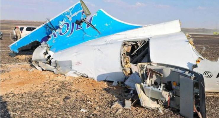 Египетские СМИ обнародовали фото с места крушения самолета A321