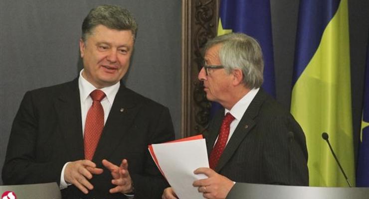 Порошенко обсудил с главой Еврокомиссии вопрос безвизового режима