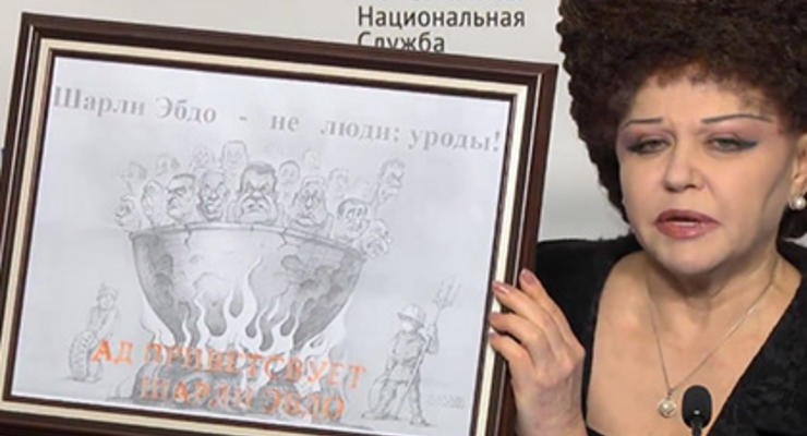 "Не люди - уроды": Сенатор из России выдала карикатуру про Майдан за свою