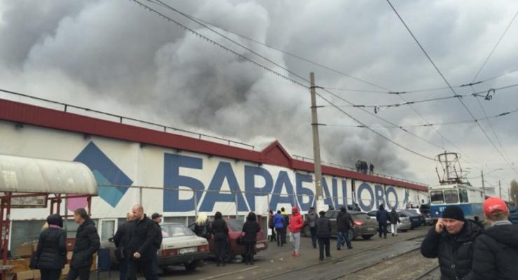 Харьков накрыло дымом из-за сильного пожара