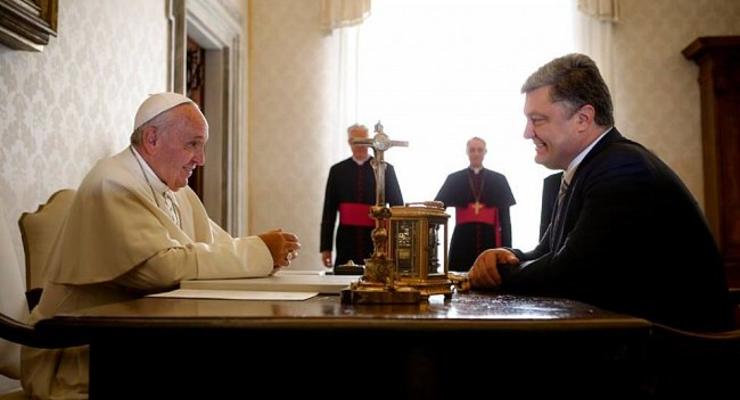 Порошенко в Ватикане встретился с Папой Римским Франциском