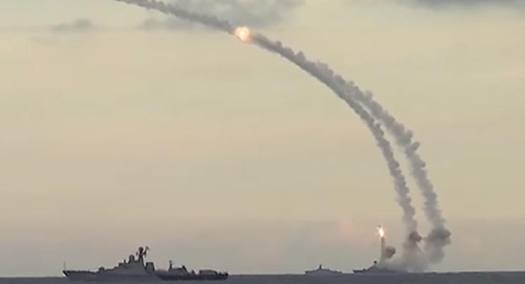 Минобороны РФ: Каспийская флотилия нанесла ракетный удар по ИГИЛ