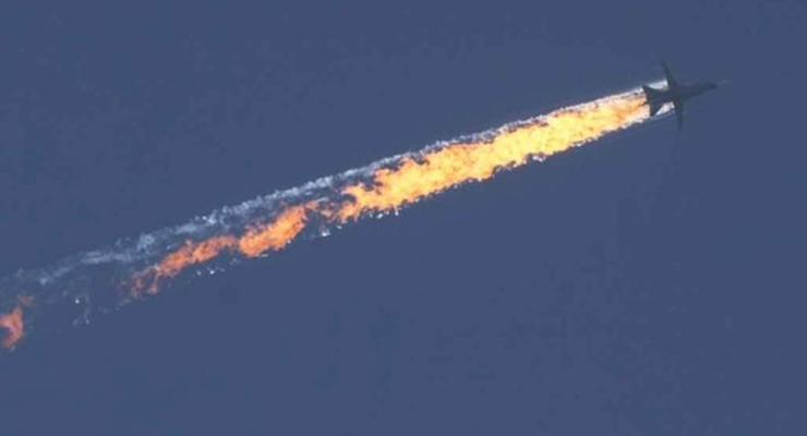 Турция опубликовала схему маршрута сбитого Су-24