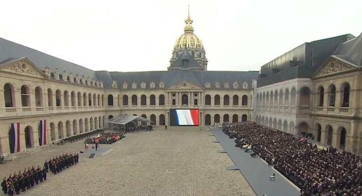 В Париже прошла церемония памяти жертв терактов