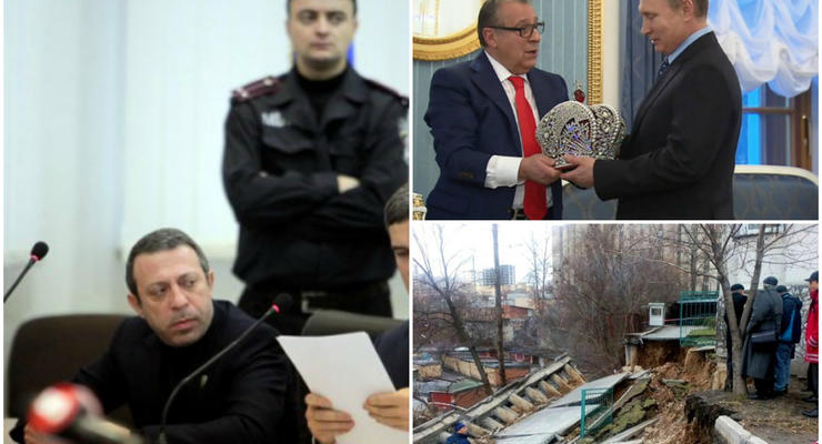 День в фото: обрушение дома в Киеве, суд над Корбаном и корона Путина
