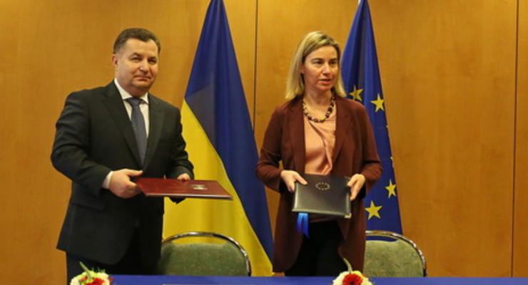 Полторак и Могерини подписали соглашение в оборонной сфере между Украиной и ЕС