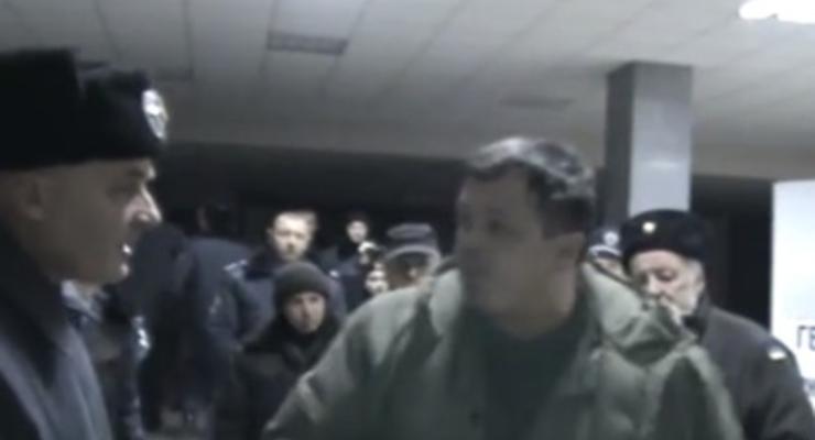 В сети появилось видео, как Семенченко ударил начальника Криворожской полиции