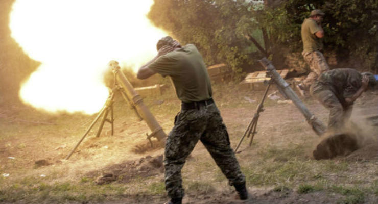 Оккупанты обстреляли позиции АТО из запрещенных 120-мм минометов