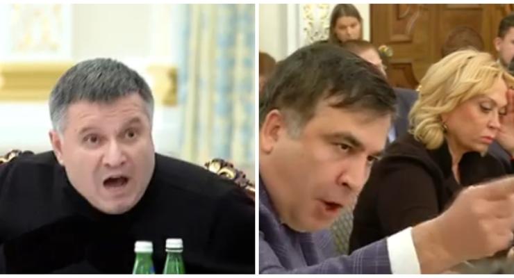 "Я украинец, я тоже": полная текстовая расшифровка конфликта Авакова и Саакашвили