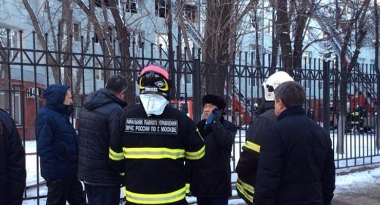 В центре Москвы горел дом культуры МВД