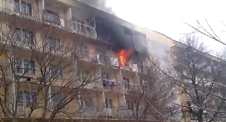 В Севастополе горело студенческое общежитие