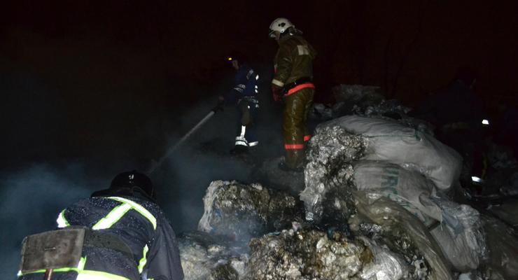 В Одессе произошел пожар на территории химзавода