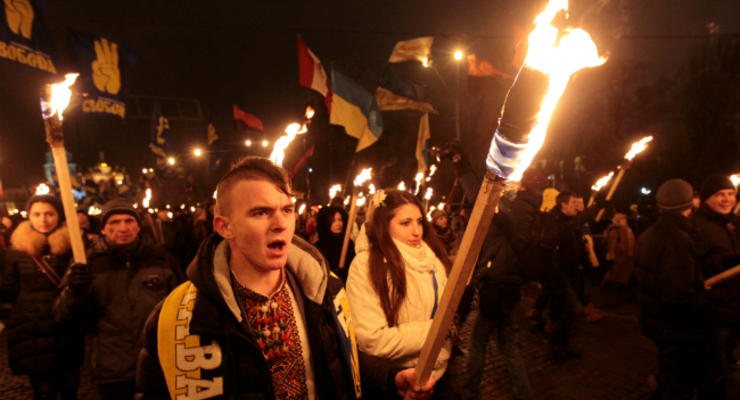 В Киеве пройдет факельное шествие в честь дня рождения Бандеры