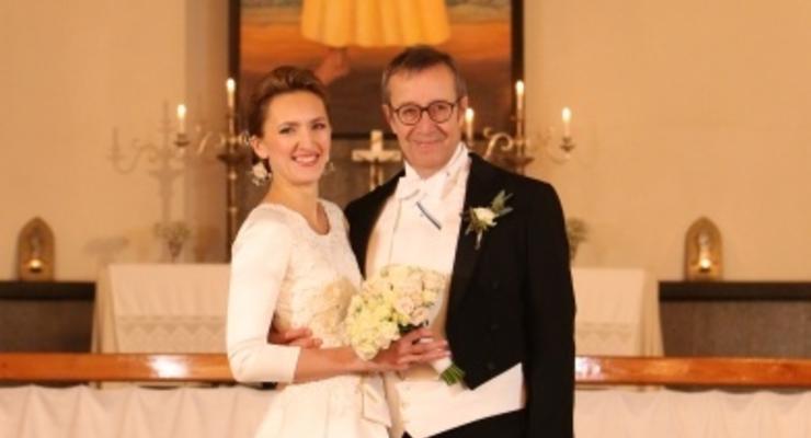 Президент Эстонии Ильвес женился на сотруднице Минобороны Латвии Купце