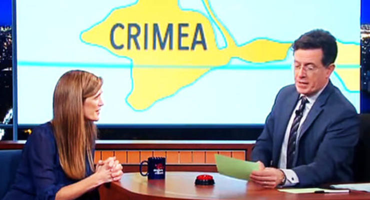 Постпред США в ООН Пауэр напомнила в эфире ток-шоу, что Крым – часть Украины