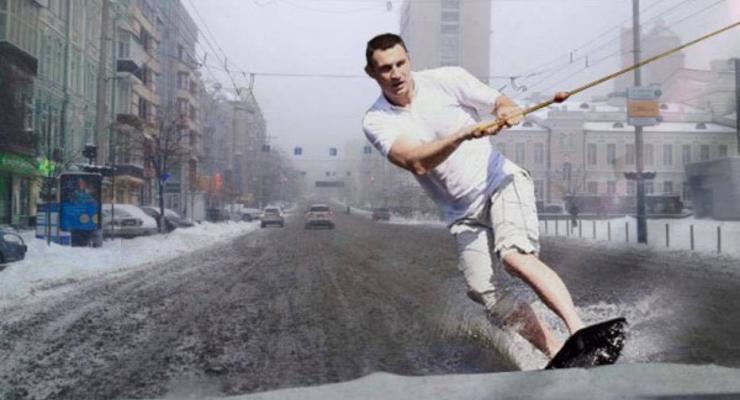 Чисто не там, где убирают: как соцсети отреагировали на снег в Киеве