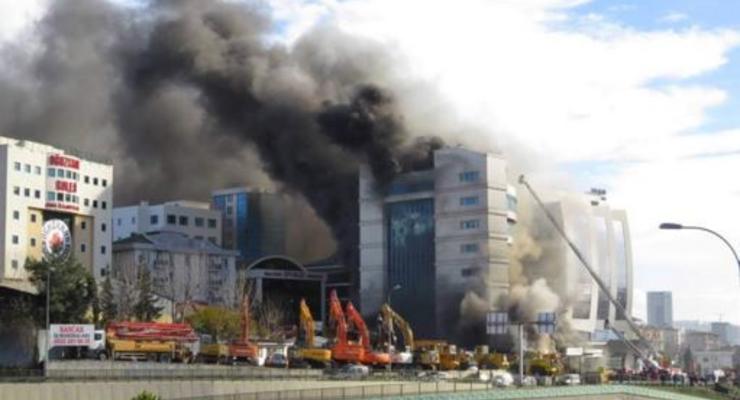 В Стамбуле горел отель