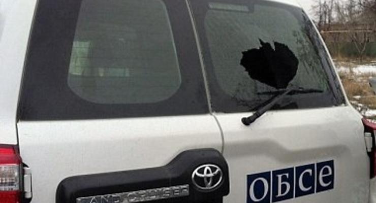 ОБСЕ подтвердила факт обстрела боевиками автомобиля наблюдателей