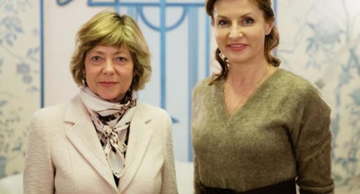 Первые леди Украины и Германии обсудили деятельность Детского фонда ООН ЮНИСЕФ