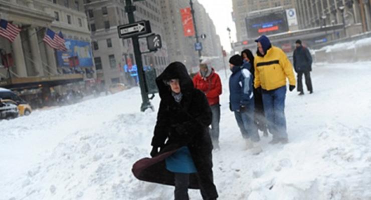 Минимум 25 человек стали жертвами снежного шторма в США