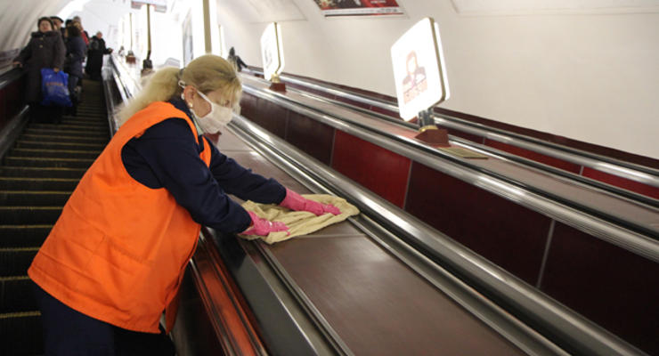 В киевском метро усилили профилактические меры