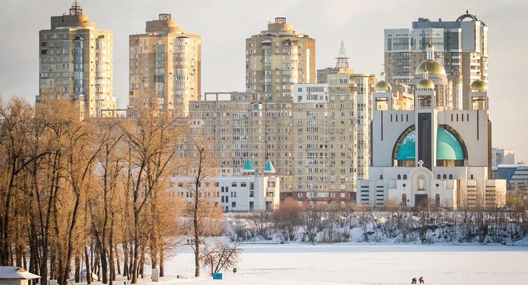 В Киеве впервые за шесть лет январь был холоднее нормы