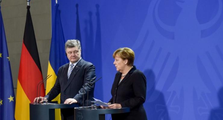 В АП рассказали об итогах переговоров Порошенко с Меркель