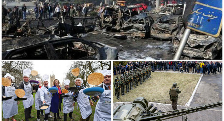 День в фото: теракт с Сирии, блины в Лондоне и спецназ в Киеве