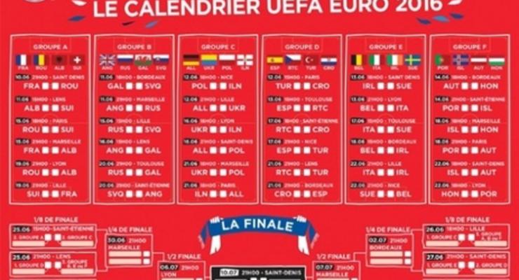 Французское представительство Coca-Cola перевернуло флаг Украины в турнирной таблице Евро-2016