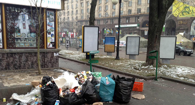 В Киеве собираются увеличить штрафы за неубранный мусор