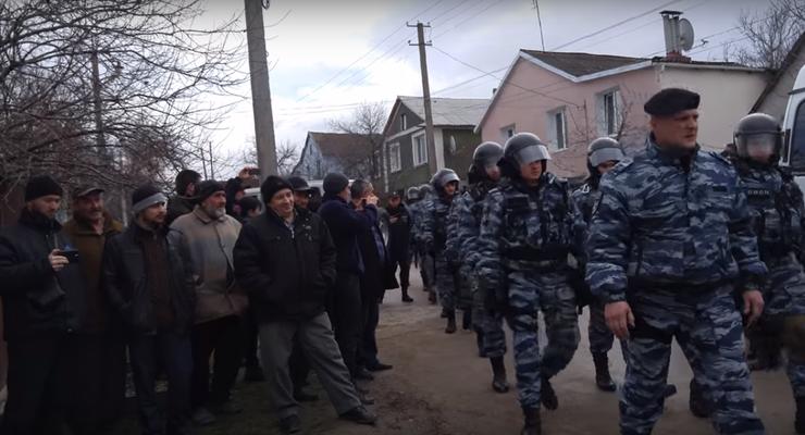 Появилось видео ареста крымскотатарского активиста в Крыму