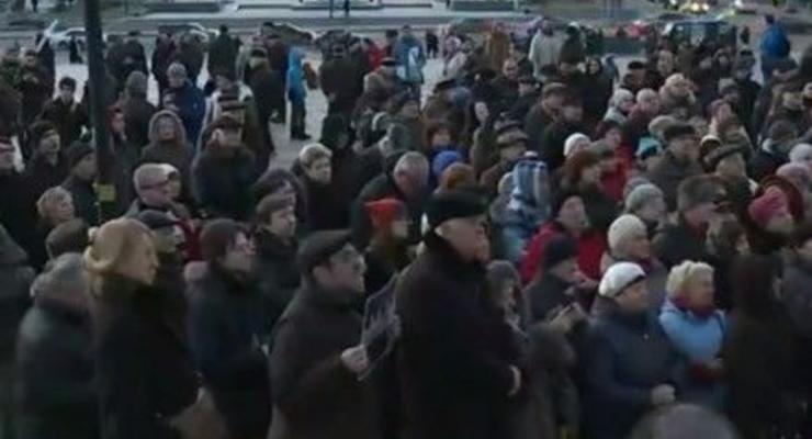 В Киеве активисты организовали акцию памяти Немцова