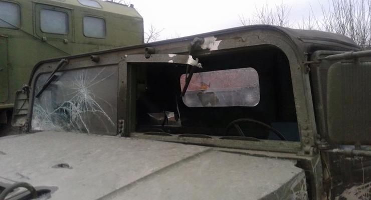 Опубликованы фото нападения на мобильную группу в Счастье на Луганщине