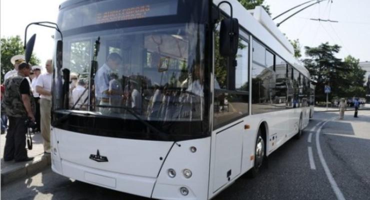 Оккупанты оставили Севастополь без троллейбусов на один день