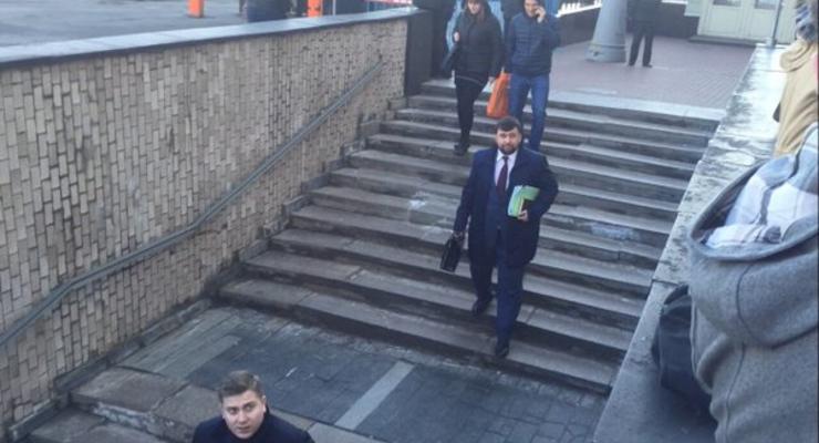 Главаря ДНР Пушилина застукали возле администрации Путина