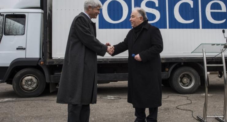 Швейцария передала ОБСЕ в Украине два жилых модуля