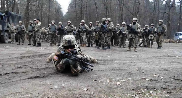 Украинские десантники проводят учения по стандартам НАТО