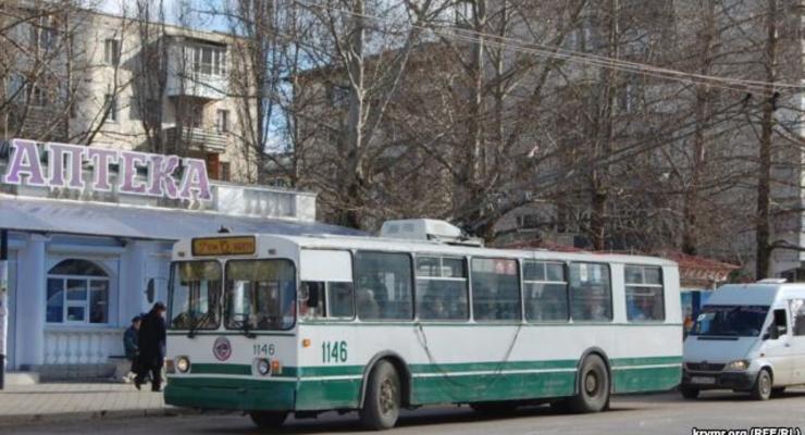 В оккупированном Крыму возникли проблемы с троллейбусами